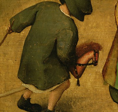 Juegos infantiles, (detalle) de Pieter Bruegel the Elder